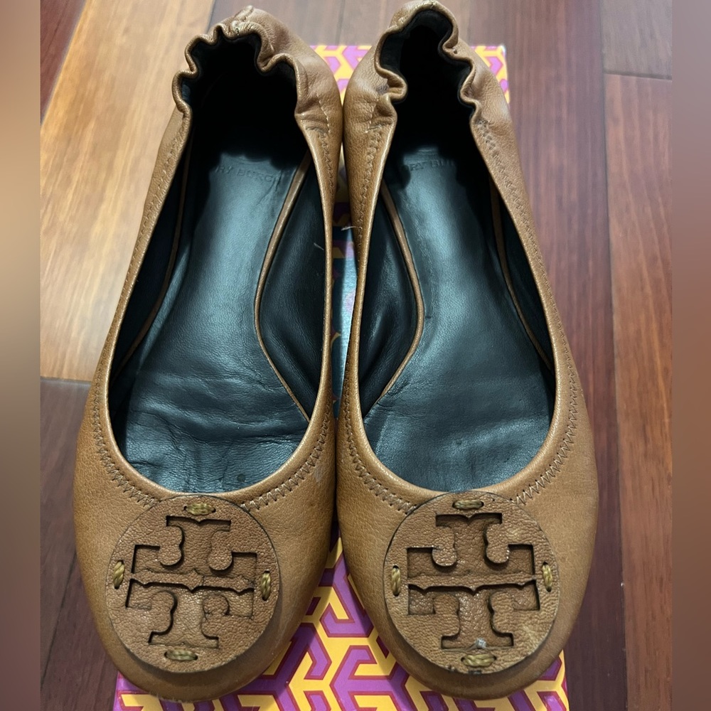 Tory Burch Reva- Landra Capra Leather- Mocassin size 7.5